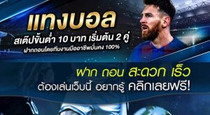 แทงบอลแบบสูงต่ำ